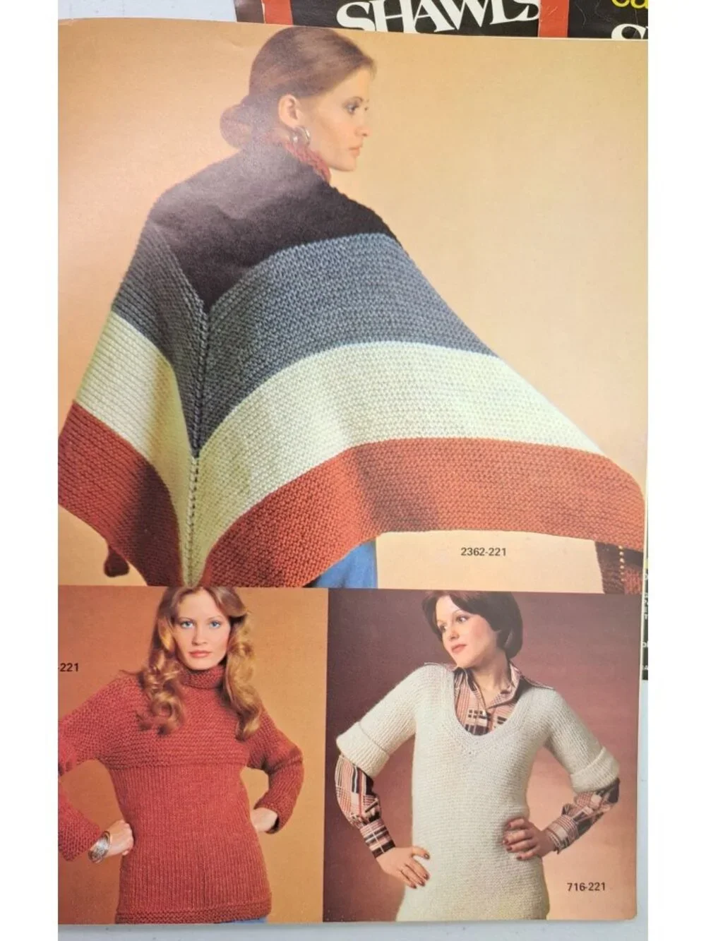 Vintage Knitting Crochet Pattern Magazines Flyers Lot Of 7 McCalls  Bernat 1970s